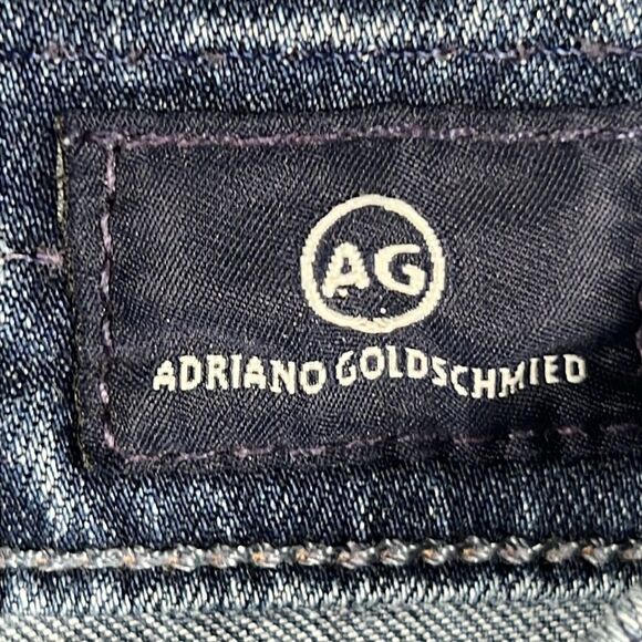 🔥 AG Adriano Goldschmied The High Rise Stevie Slim Straight Ankle Jeans Sz 29R - Picture 11 of 12